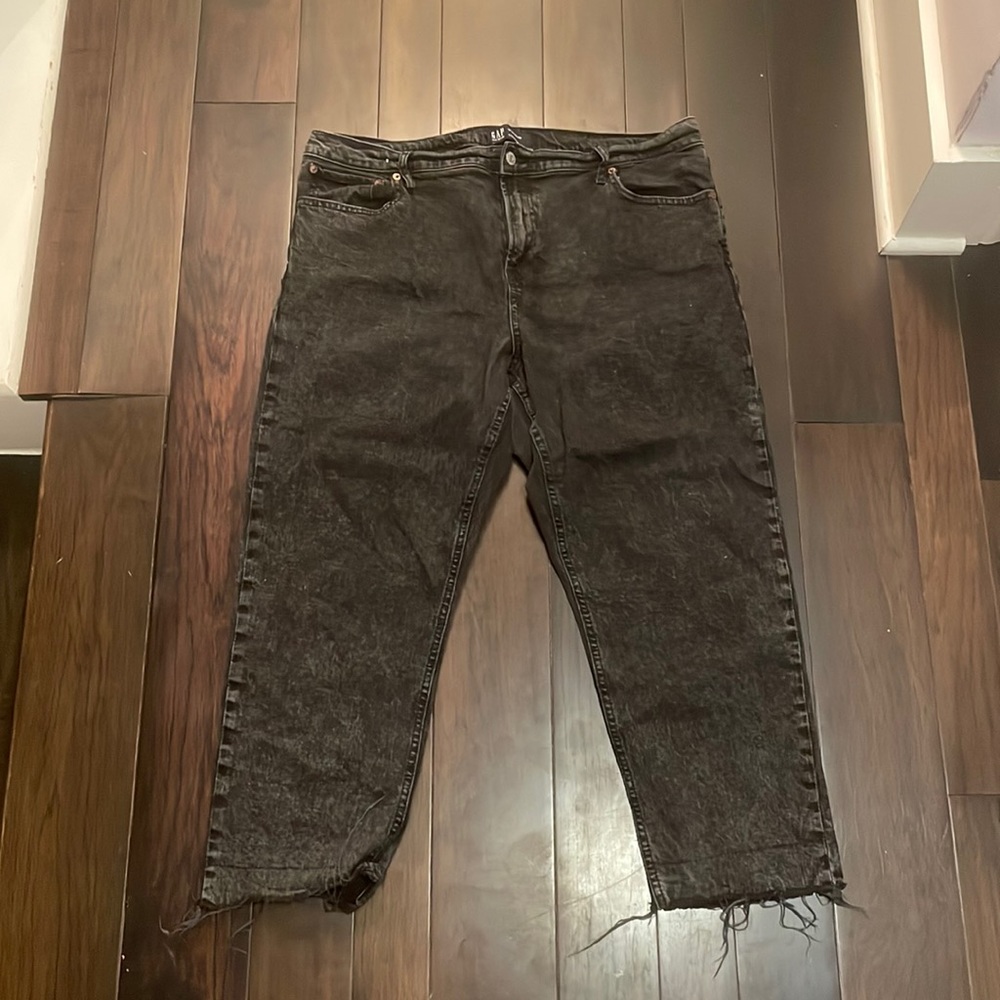 Black Straight Leg Jeans from Gap